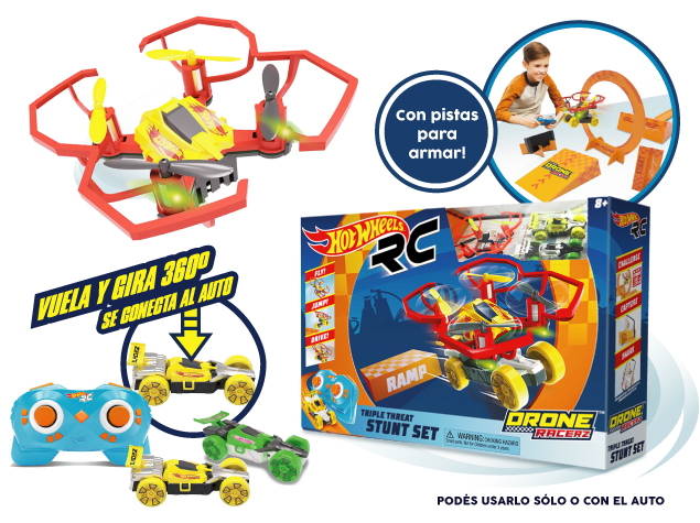 hot wheels triple threat stunt set