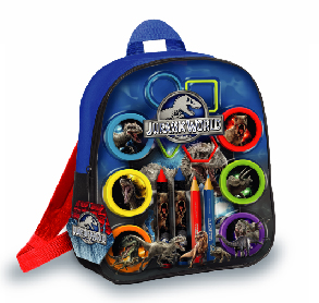 Jurassic World Mochila Arte Juegos Juguete Kreker