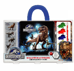 Jurassic World Set de Acuarelas Maletin de Arte Juegos Juguete Kreker