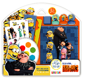 Mi Villano Favorito Minions set escolar arte Juegos Juguetes Kreker